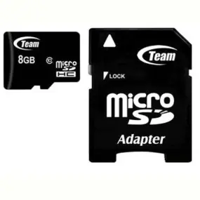 Карта пам`ятi MicroSDHC 8GB Class 10 Team + SD-adapter (TUSDH8GCL1003)