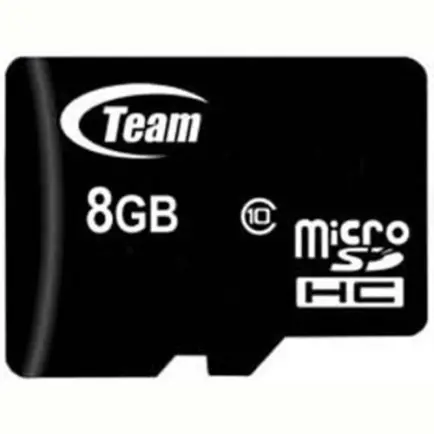 Карта пам`ятi MicroSDHC 8GB Class 10 Team + SD-adapter (TUSDH8GCL1003)