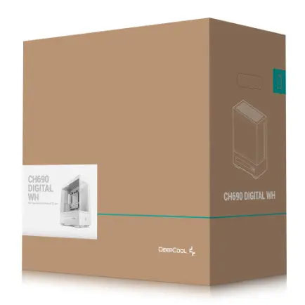 Корпус DeepCool CH690 Digital White (R-CH690-WHNNA0D-G-1)