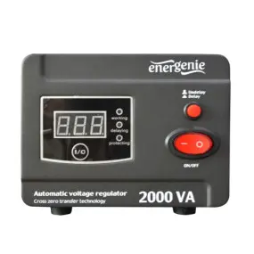 Стабилизатор EnerGenie EG-AVR-D2000-01 2000VA, 2xSchuko