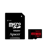 Карта пам`ятi MicroSDHC 32GB UHS-I Class 10 Apacer + SD adapter (AP32GMCSH10UB-R..