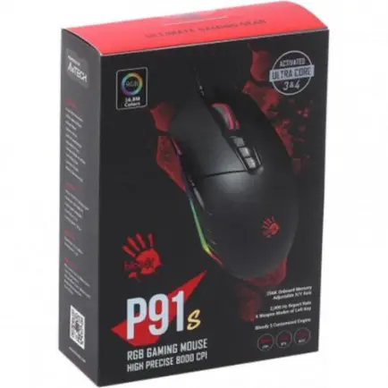 Мышь A4Tech Bloody P91s RGB Black USB