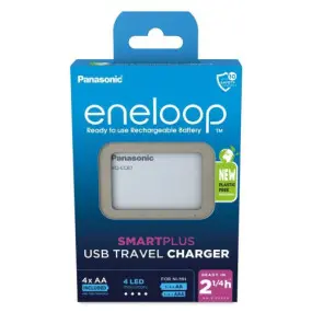 Зарядное устройство Panasonic Eneloop ready USB in/out с функцией Power Bank + AA 2000 mAh