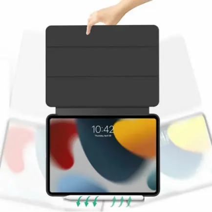 Чeхол-книжка BeCover Tri Fold Soft TPU Silicone для Apple iPad Pro 13" M4 2024 Black (711750)