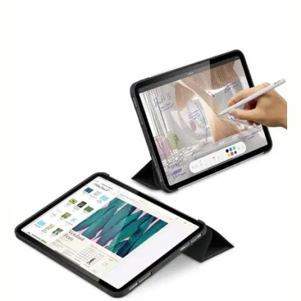 Чeхол-книжка BeCover Tri Fold Soft TPU Silicone для Apple iPad Pro 13" M4 2024 Black (711750)