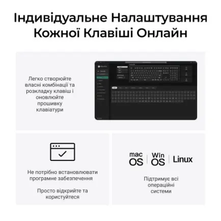Клавіатура бездротова Keychron K10 Max Keychron Super Banana Switch Black RGB (K10M-H4-UA)