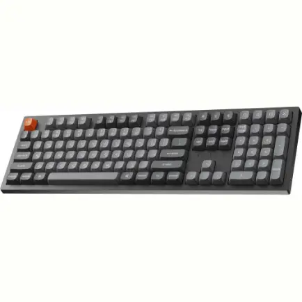 Клавіатура бездротова Keychron K10 Max Keychron Super Banana Switch Black RGB (K10M-H4-UA)
