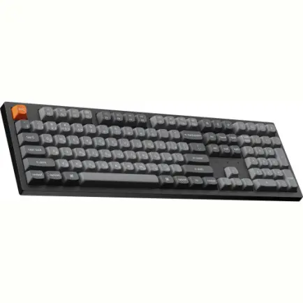 Клавіатура бездротова Keychron K10 Max Keychron Super Banana Switch Black RGB (K10M-H4-UA)