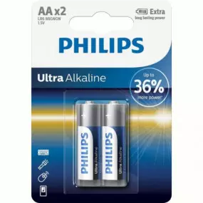 Батарейка Philips Ultra Alkaline AA/LR06 BL 2 шт