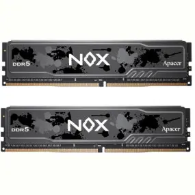 Модуль памяти DDR5 2x32GB/5600 Apacer NOX (AH5U64G56C522MBAA-2)