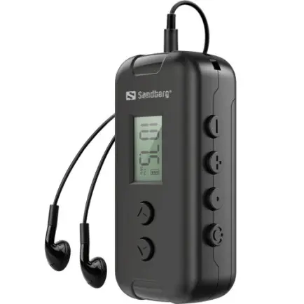 Радиоприемник Sandberg FM карманный (батарейки AAA)