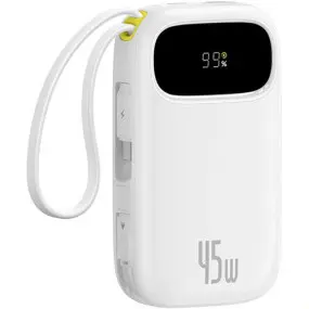 Универсальная мобильная батарея Baseus EnerFill FC31 Qpow 3 20000mAh 45W White (E0028D01)