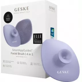 Щітка для обличчя Geske Facial Brush 4 в 1 з тримачем Purple (GK000038PL01)