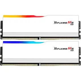 Модуль памяти DDR5 2x32GB/6400 G.Skill Ripjaws M5 RGB White (F5-6400J3239G32GX2-RM5RW)