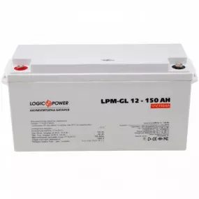 Аккумуляторная батарея LogicPower 12V 150AH (LPM-GL 12 - 150 AH)