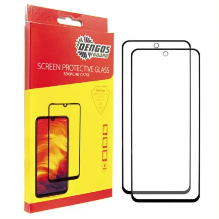 Защитное стекло Dengos для Samsung Galaxy A27 SM-A276 Black Full Glue (DG-TG2P-103)