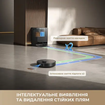 Робот-пилосос Dreame Bot Matrix 10 Pro White (RLM61HE-Wh)