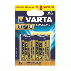 Батарейка Varta Longlife AA/LR06 BL 6шт