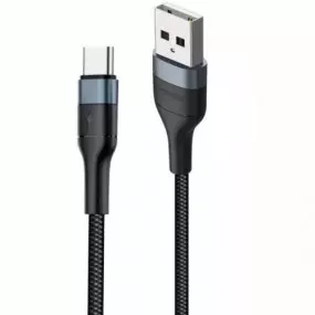 Кабель Foneng X51 Spiral Braided Cable USB - USB Type-C (M/M)