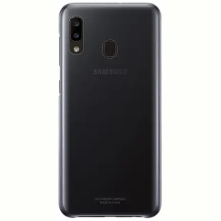 Чехол-накладка Samsung Gradation Cover для Samsung Galaxy A20 SM-A205 / A30 SM-A305 Black (EF-AA205CBEGRU / EF-AA305CBEGRU)