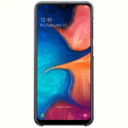 Чехол-накладка Samsung Gradation Cover для Samsung Galaxy A20 SM-A205 / A30 SM-A305 Black (EF-AA205CBEGRU / EF-AA305CBEGRU)