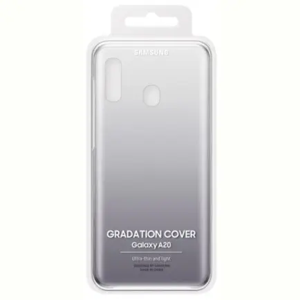 Чехол-накладка Samsung Gradation Cover для Samsung Galaxy A20 SM-A205 / A30 SM-A305 Black (EF-AA205CBEGRU / EF-AA305CBEGRU)