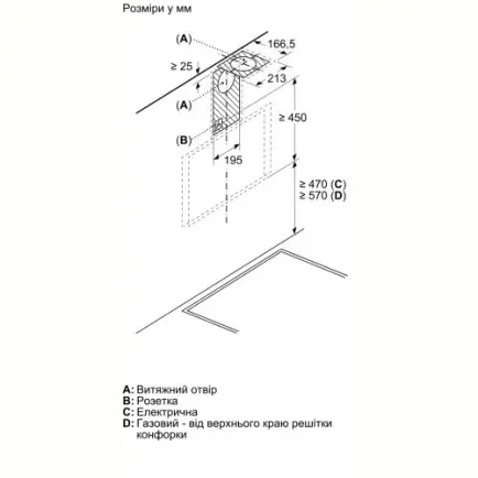 Вытяжка Bosch DWK66PJ60T