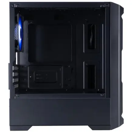 Корпус 1stPlayer H2-BK-4F7 Black без БЖ
