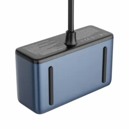 Фільтр живлення ColorWay CW-CHE25PDB 45W 2 розетки, 1xUSB-A 2xUSB-C, 2 м, синій