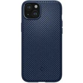 Чeхол-накладка Spigen Mag Armor MagFit для Apple iPhone 15 Plus Navy Blue (ACS06672)