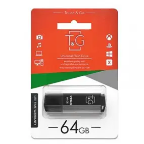 Флеш-накопитель USB 64GB T&G 121 Vega Series Black (TG121-64GBBK)