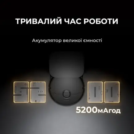 Робот-пилосос Dreame Bot L40s Pro Ultra Black (RLL74CE-Bl)