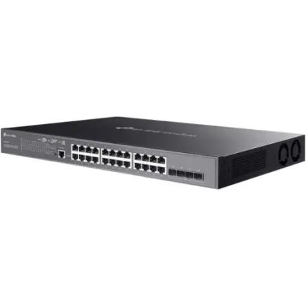 Коммутатор TP-Link Omada SG3428XMP (24xGE PoE+, 4xSFP+ 10G, Omada, L2+, max PoE 384W)