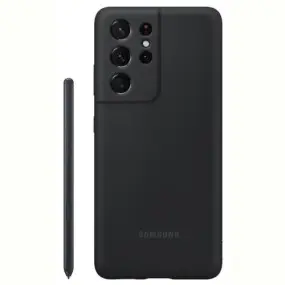 Чохол-накладка Samsung Silicone Cover для Samsung Galaxy S21 Ultra SM-G998 Black (EF-PG99PTBEGRU)