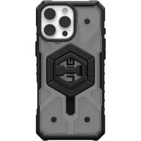 Чeхол-накладка Urban Armor Gear Magsafe для Apple iPhone 16 Pro Max Ash/Black Stand (1144651BV02)