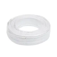 Кабель телефонный Atcom 100 м. CCS, 26AWG, 4 жилы, белый (10121)
