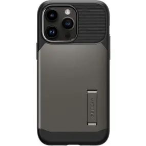 Чeхол-накладка Spigen Slim Armor with MagFit для Apple iPhone 14 Pro Max Gunmetal (ACS04646)