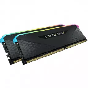 Модуль памяти DDR4 2x16GB/3200 Corsair Vengeance RGB RS Black (CMG32GX4M2E3200C16)