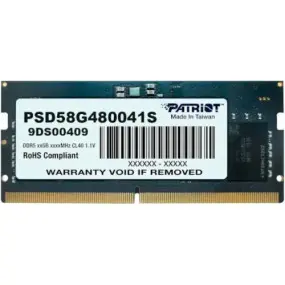 Модуль памяти SO-DIMM DDR5 8GB/4800 Patriot Signature Line (PSD58G480041S)