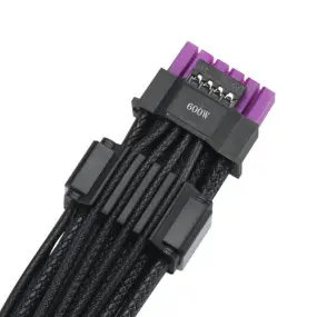 Кабель для видеокарты Asus ROG Equalizer 12V-2x6 ATX 3.1 & PCIe 5.1 Black (90YE00BN-B0QA00)