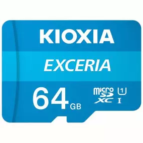 Карта памяти MicroSDXC   64GB UHS-I Class 10 Kioxia Exceria R100MB/s (LMEX1L064GG2)
