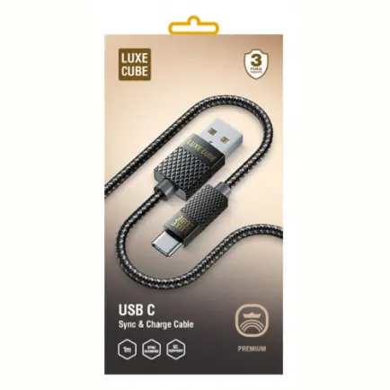 Кабель Luxe Cube Premium USB - USB Type-C (M/M)