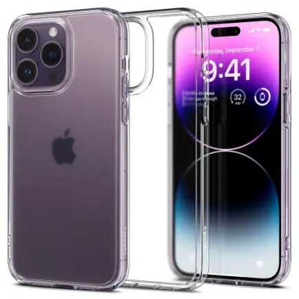 Чeхол-накладка Spigen Ultra Hybrid для Apple iPhone 14 Pro Crystal Clear (ACS04960)