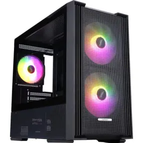 Корпус 1stPlayer AU6-BK-2FA7-14-2FA7R-1FA7 Black