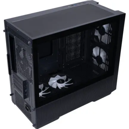 Корпус 1stPlayer AU6-BK-2FA7-14-2FA7R-1FA7 Black