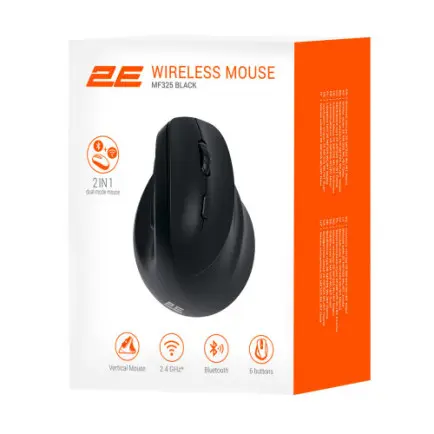 Мышь беспроводная 2E MF325 Black (2E-MF325WBK)
