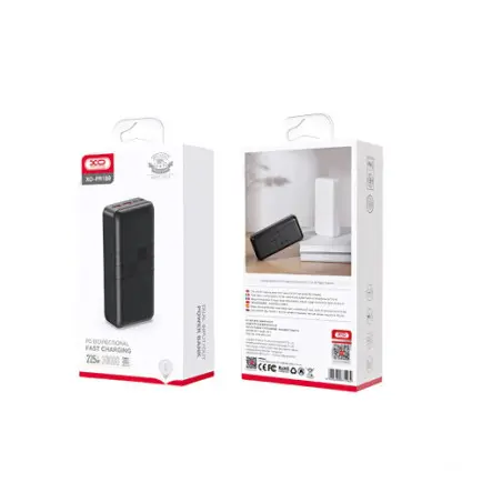 Универсальная мобильная батарея XO PR189 30000mAh Black