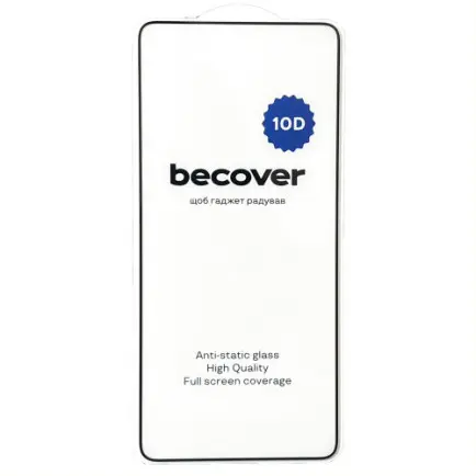 Захисне скло BeCover для ZTE Blade A35/A55 Black 10D (712730)