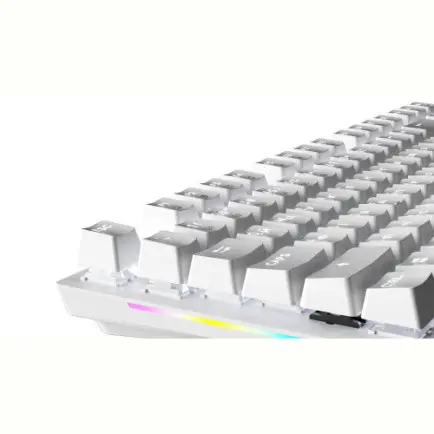 Клавиатура GamePro Genesis Joker MK124W Outemu Red Swithes USB White