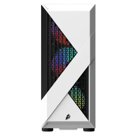 Корпус 1stPlayer F3-A-WH-4F1-PS-600FK-EU White 600W